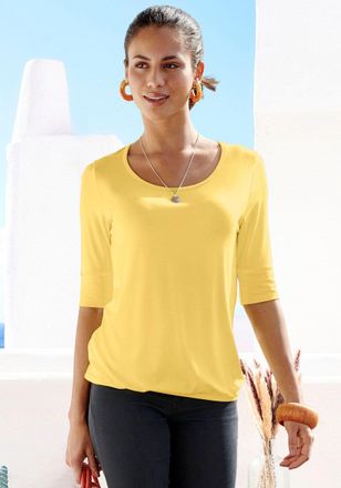 Lascana Womens 2 Pack Round Neckline Tops