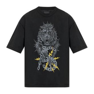 AllSaints Heren, Tops, Zwart, Maat: M Katoen