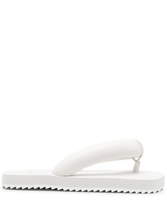 Yume Yume tube flip flops - women - Polyurethane/Polyurethane/Rubber - 36 - White