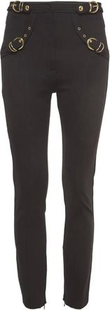 Versace Pantaloni a vita alta - Nero