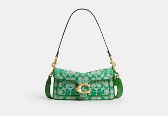 Coach Brain Dead Soft Tabby Shoulder Bag 26 In Signature Jacquard
