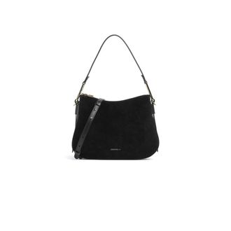 Coccinelle Magie Suede Bim Handbag - female - Coccinelle - Shoulder Bags - Black - ONE SIZE - Bags