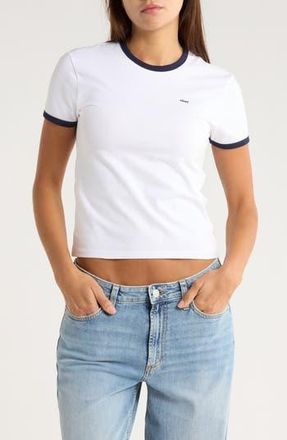 Obey Tyler Ringer T-Shirt in White at Nordstrom Rack, Size X-Small