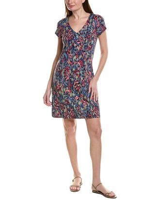 Tommy Bahama Darcy Sunlit Seas V-Neck Mini Dress