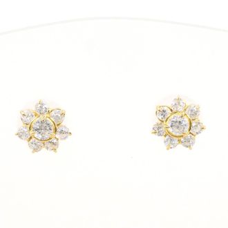 C&A Unbranded (18K) Stud Earrings (Pre-Owned)