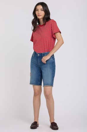 NYDJ Vrienden Denim Shorts In Re-New Denim