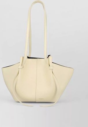 Yuzefi bucket bag knot detail long handles