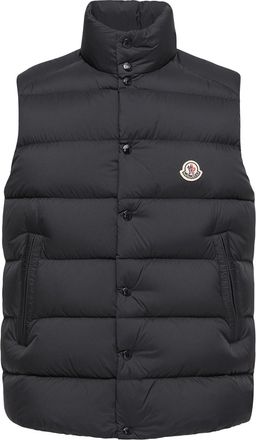 Moncler Moncler Tibb Down Vest, Men, Blue, Size: 3
