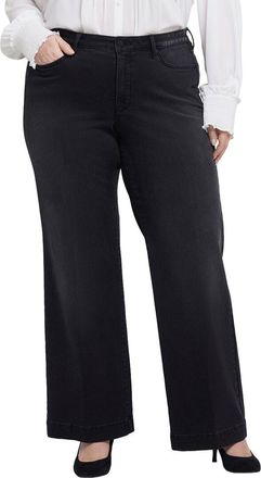 NYDJ Nydj Plus Teresa Crosswinds Wide Leg Jean