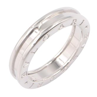 Bulgari Silver White Gold (18K) Band Ring (Pre-Owned)