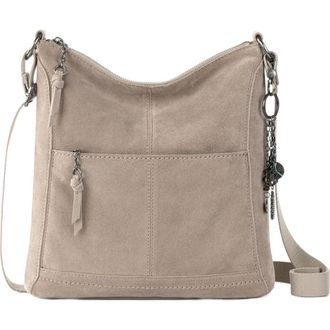 The Sak Lucia Crossbody Leather Bag in Sand Suede at Nordstrom