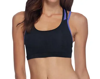 Body Glove Lockdown Medium Impact Sports Bra In Black