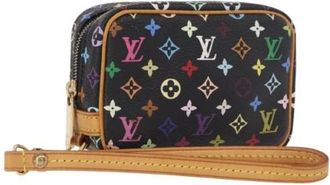 Louis Vuitton Pre-owned Pouch - Dames - Vintage Clutch - Veelkleurig - ONE Size - Leer - Vintage