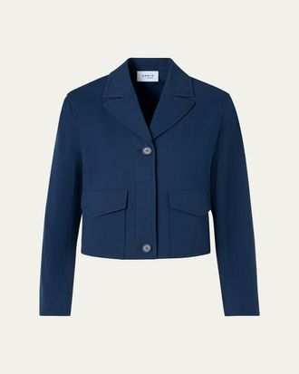 Akris Cotton Seersucker Jacket