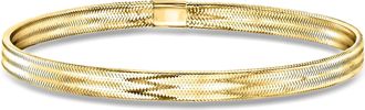 Ross-Simons Italian 10kt Yellow Gold Mesh Stretch Bracelet