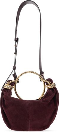 Chlo&eacute; Schoudertas Armband Mini - Dames - Handtassen - Rood - ONE Size - Leer - Tassen