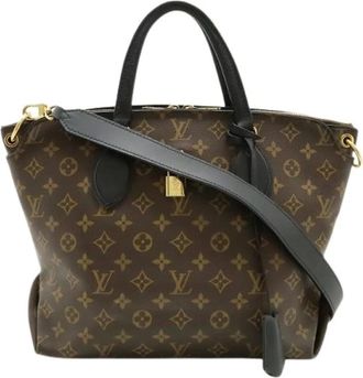 Louis Vuitton Pre-owned Handbags, female, Brown, Size: ONE SIZE Pre-owned Monogram Flower Zip Tote MM 2way bag