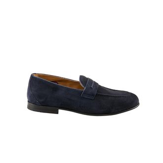Rolando Sturlini Loafers, male, Blue, Size: 10 1/2 US Penny Loafer