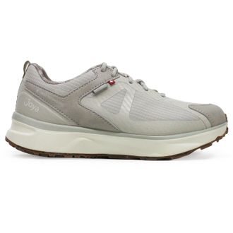 Joya Veloce STX Leather Textile Womens Comfort Trainers - Beige - Size:UK 4.5