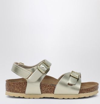 Birkenstock Rio metallic gold sandal