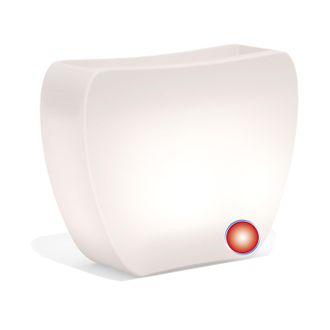 Monacis Monacis - Maceta De Resina Luminosa Lampara 100x31x83x21 Cm Mod. Heart Led 100 Luz Roja
