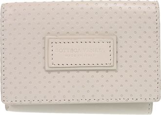 Bottega Veneta Ivory Leather Wallet (Tri-Fold) (Pre-Owned)