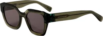 Longchamp Womens 50mm Transparent Green LO771SN-302