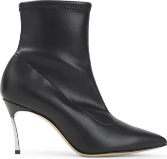 Casadei Schoenen, Dames, Zwart, 36 EU, Leer, Blade Bootie