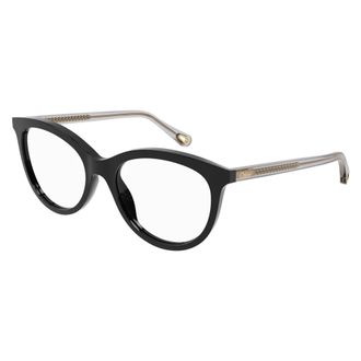 Chlo&eacute; Glasses, unisex, Black, Size: 52 MM Cat-Eye Eyeglasses