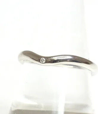 Tiffany & Co. Platinum Platinum 950 Band Ring (Pre-Owned)