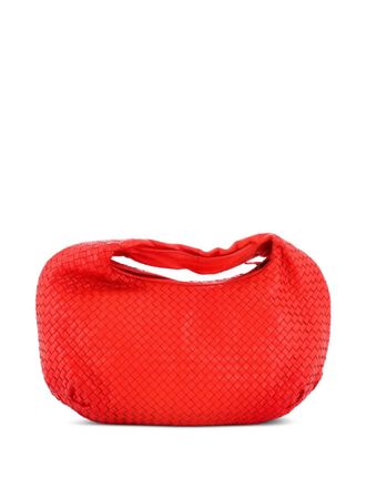 Bottega Veneta Belly Intrecciato Nappa Large hobo bag - women - Calf Leather - One Size - Red