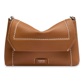 Lancel Sac Rabat S Ninon Soft - Dames - Schoudertassen - Bruin - ONE Size - Leer - Tassen