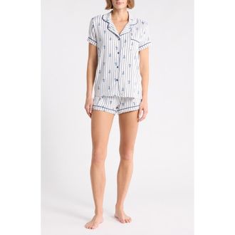 Tart Dixie Butter Soft Shorts Pajamas in Floral Stripe at Nordstrom Rack, Size X-Large