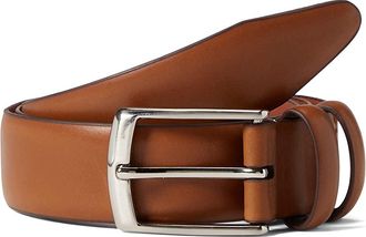 Johnston & Murphy Feathered Edge Mens Belts Tan : 32, Leather