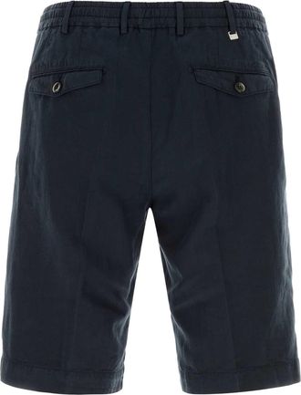 Pantaloni Torino Mens Blue Lyocell Blend Bermuda Shorts Y372