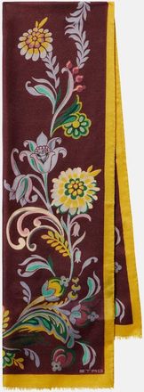 Etro Sciarpa in lana, cashmere e seta