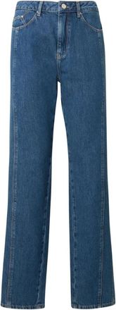 Karl Lagerfeld Recht gesneden jeans met decoratieve stiksels - Dames - Regular Fit Jeans - Blauw - W25 - Katoen - Jeans