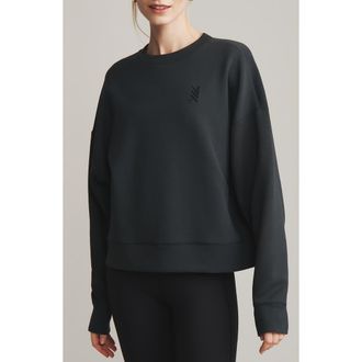 Rhone DreamGlow Crewneck Sweatshirt in Black at Nordstrom Rack, Size X-Large