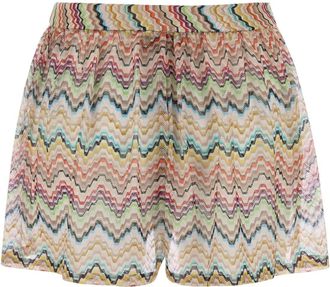 Missoni Embroidered Mesh Shorts - Multicolor