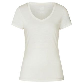 super.natural Sierra 140 V Neck Merinoshirt f&uuml;r Damen | wei&szlig;