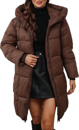 Generic plus size winter coat women, coats for women uk, Winter Coats Mid-lenght Down Puffer Clothing Ladies Lightweight Waterproof Jackets Fur Hood Plus Size