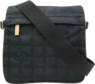 Chanel Pre-owned Cross Body Bags, female, Black, Size: ONE SIZE Pre-owned Vintage Cross Body Bag