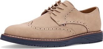 Tommy Hilfiger Hinede Mens Shoes Taupe/Navy : 10.5 D - Medium, Suede