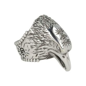 Gucci Anger Forest Eagle Sterling Sterling Fashion Ring