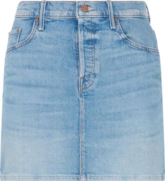 Mother Denim Skirts, female, Blue, Size: W25 Gonna in denim