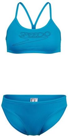 Speedo Endurance+ Logo Thin Strap Two Piece Bikini f&uuml;r Damen | blau