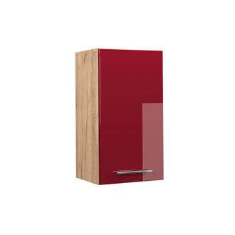 Vicco Pensile Da Cucina Fame-line, Rosso Bordeaux Lucido, 40 Cm Vicco