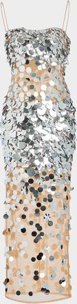 Retrofête Mischa Sequin-Embellished Sleeveless Midi Dress