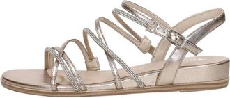 Tamaris Sandalen Plat - Dames - Sleehakken - Grijs - 37 EU - Schoenen