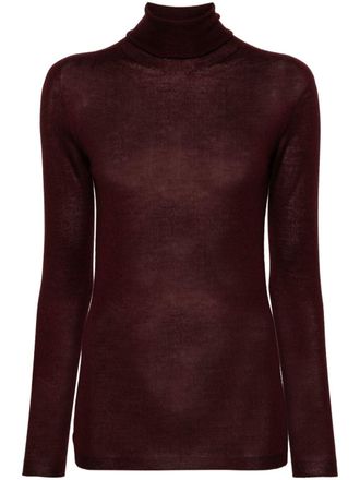 Fabiana Filippi Maglione a collo alto - Rosso
